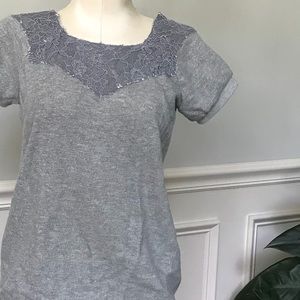 Short sleeve sweatshirt